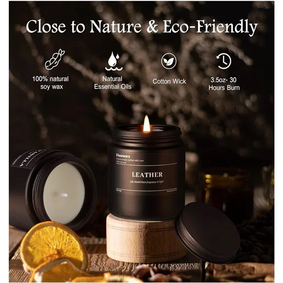 9 Pack Scented Candles Set Gifts for Men, Aromatherapy Candle Set with Scents - Picture 3 of 6